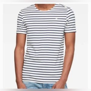 EUC G-Star Fisherman vibe RAW stripes T-shirt size medium
